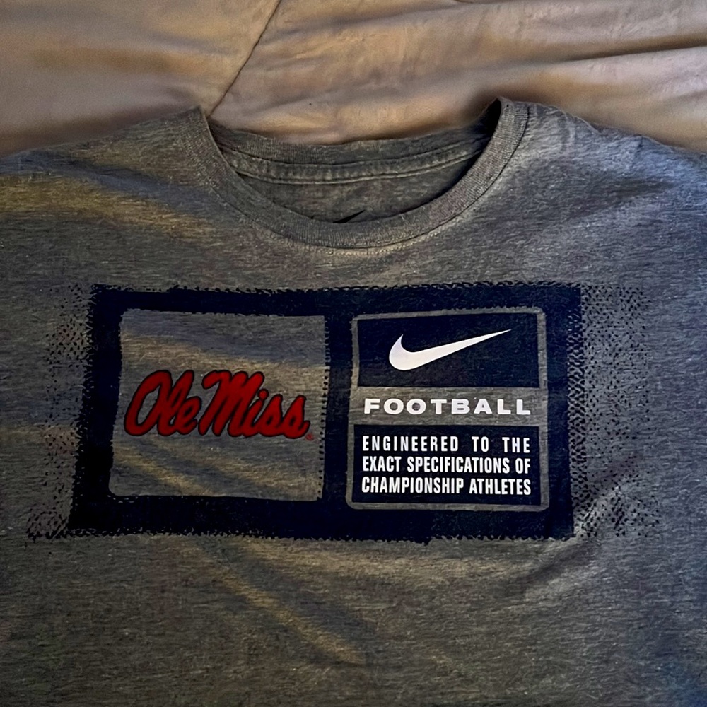 Ole Miss Nike Shirt Mens Large
